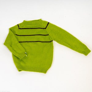 Hand-knitted children&#39;s sweater