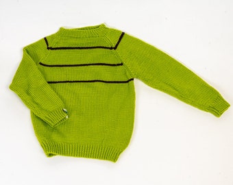 Hand-knitted children's sweater