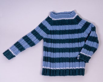 Hand-knitted children's sweater