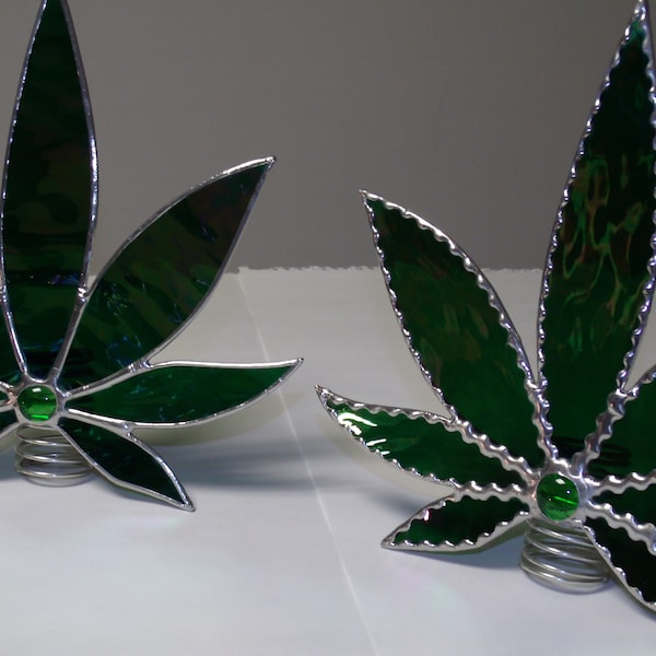 Pot Leaf Tree Topper Etsy