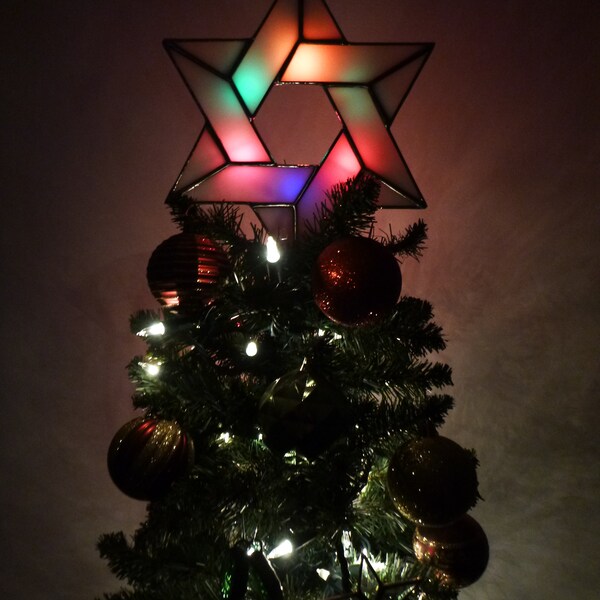 Lighted Cross Tree Topper Etsy