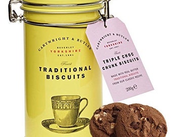 English Biscuits  Cartwright and Butler England Variety of flavors in collectible tins. Made in Scotland. Gift ideas