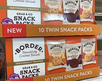 Border Biscuit Snack pack 10 pièces dans une boîte, Boîte cadeau