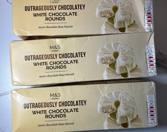 Marks & Spencer Outrageously Chocolatey White Chocolate Rounds