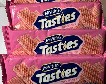 McVitie's Tasties Pink Wafer Biscuits