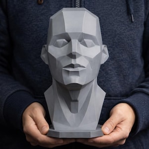 Art Planar head sculpture, planes of the face, asaro head, art reference