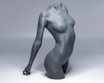 Weibliche Skulptur Statue, Künstlerin Anatomie, Kunstreferenz, menschlicher Körper, Kontrapost, Aktzeichnung, Kunstwerkzeug