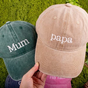 Custom Embroidered Hat,Vintage Baseball Cap,Kids Hat,Text Embroidered Cap,Pregnancy Reveal,Personalized Gift,Team Hat,Mama Hat,Trucker Cap
