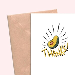¡Es un aguacate! ¡Gracias! Tarjeta de agradecimiento del meme de Vine
