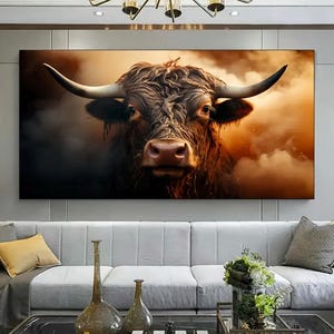 Water buffalo canvas