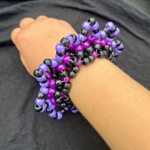 Purple spike bracelet