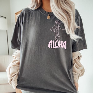 Custom Colors Shirt Coastal Beach Shirt Aloha Surfboard Tshirt Hawaiian Graphic Tee Cruise Vacation Apparel Birthday Gift For Her Daughter