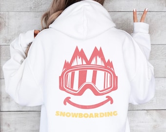 Snowboarding Adventure Hoodie - Cozy Sweatshirt for Snowboard Lover, Snowboard Gifts, Outdoor Apparel, Winter Sports Wear, Unisex Sweatshirt