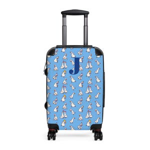 Kinderkoffer Alberngans, Kindergepäck, lustige Reisetasche, Kleinkind-Handarbeit, Urlaubsausrüstung für Kinder