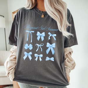 Pregnant Girl Summer Unisex T-shirt, Pregnancy Announcement Shirt, Maternity Tee, Baby Bump Top, Gender Reveal Clothing