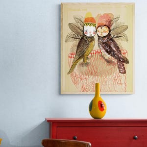 LIMITED EDITION signed ART Print,  &quot;Two Birds One Feather&quot;