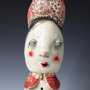 ORIGINAL Hand Built Collectable Ceramic Figure &quot;Beatrice&quot;