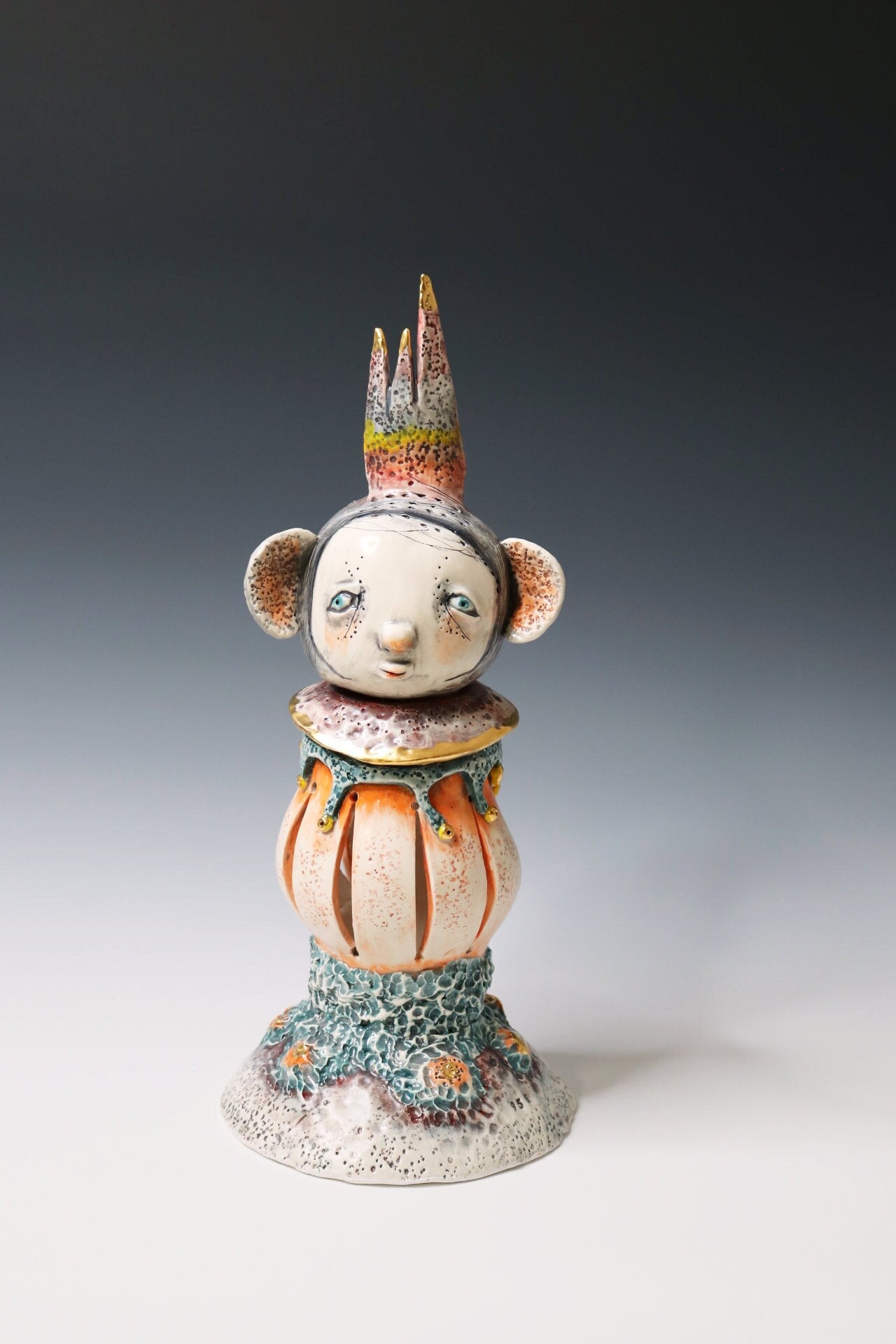 ORIGINAL Hand Built Collectable Ceramic Figure "955"