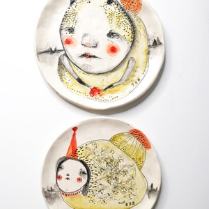 Collectable Ceramic Plate by Artist Cromeola Fanny image 3