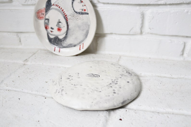 Collectable Ceramic Plate by Artist Cromeola Fanny image 4