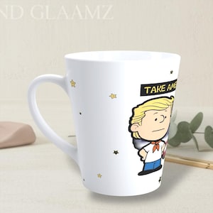 Funny Donald Trump Making America Great Again Cartoon Donald Trump Coffee Mug, Cartoon Parody, Political Gifts for All Ages