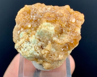 Natural Hessonite Garnet Crystals on Matrix, Skardu Mine, Raw Mineral  23.40   Grams)