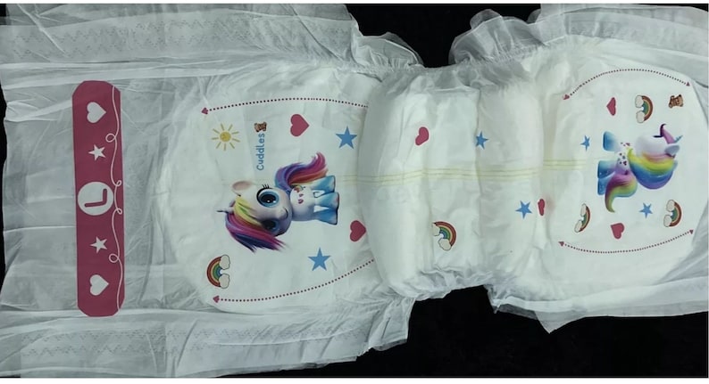 Cuddles Adult Pampers ABDL Adult Baby Diapers Nappies X2 My Little Pony cuddles-adult-pampers-abdl-adult-baby-diapers-nappies-x2-my-little-pony