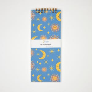 Sun and Moon To-Do List Spiral Notebook: Celestial Checklist Notepad