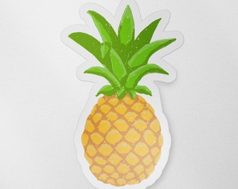 Pineapple Matte Vinyl Waterproof Sticker