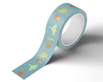 Washi Tape - Luna Moth Forest Foil (1 Roll) | Cute Washi Tape | Journaling Tape | Stationery Tape | Decorative Tape