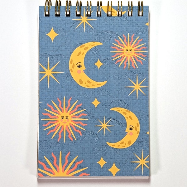 Sun & Moon Top Spiral Jotter Pocket Notebook