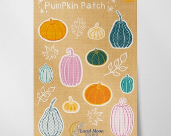 Pumpkin Patch Matte Vinyl Sticker Sheet