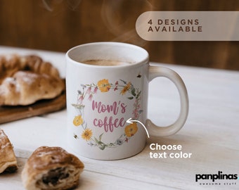 Taza de mamás, taza de café de mamás, taza personal de café de mamás, mejor mamá de todos los tiempos, taza de mamás personalizada, taza personalizada para mamá, taza de café de mamás