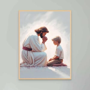 There For You, Instant Download, Jesus with Children, Jesus Download, Jesus with Boy, Bible Prints, Catholic Art, Christian Printable Art