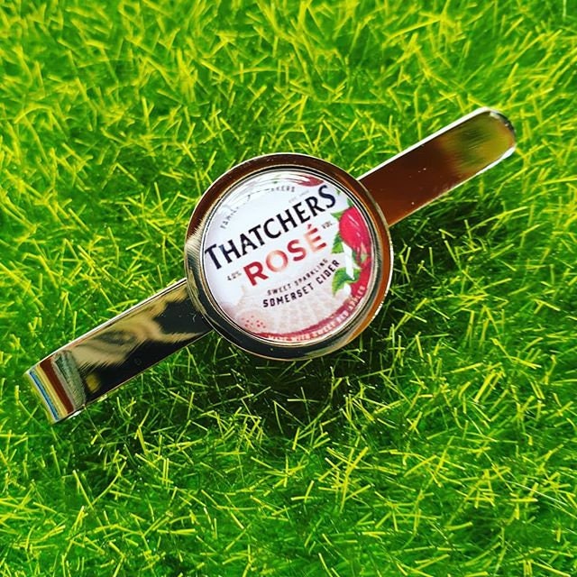 Image of Thatcher's Rosé Cider Tie Clip