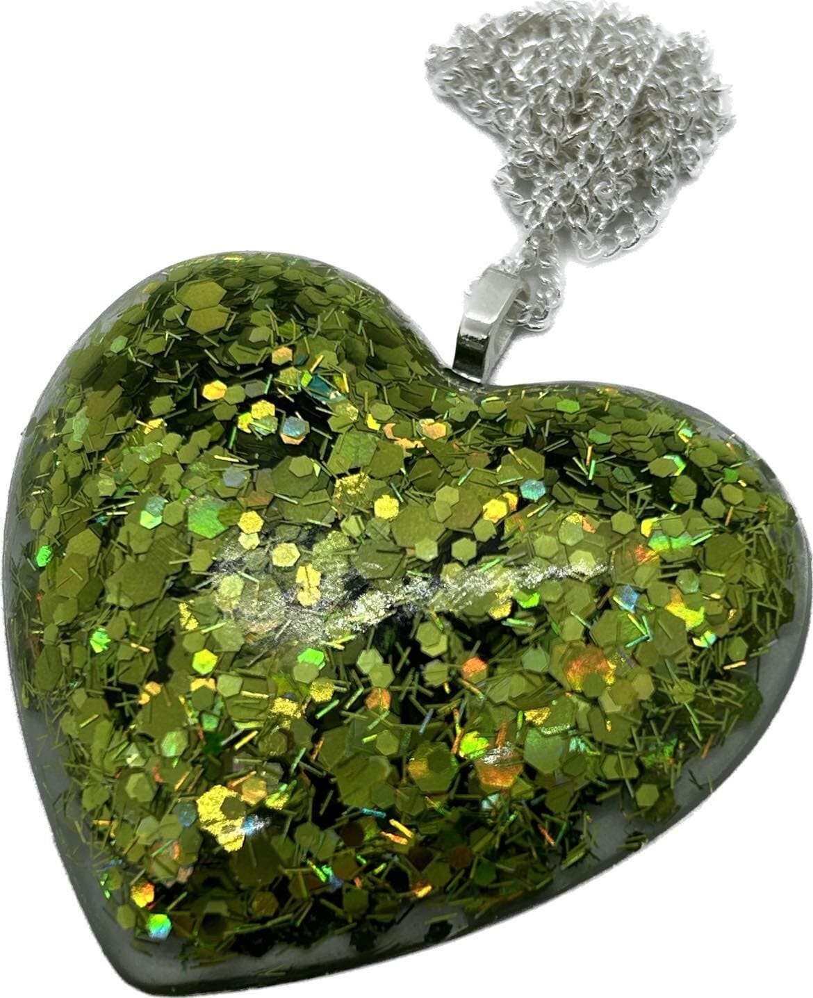 Buy Zest Green Heart Necklace Online in India 