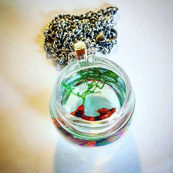 goldfish bowl necklace