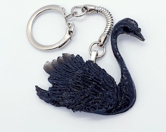 Black Swan Keyring