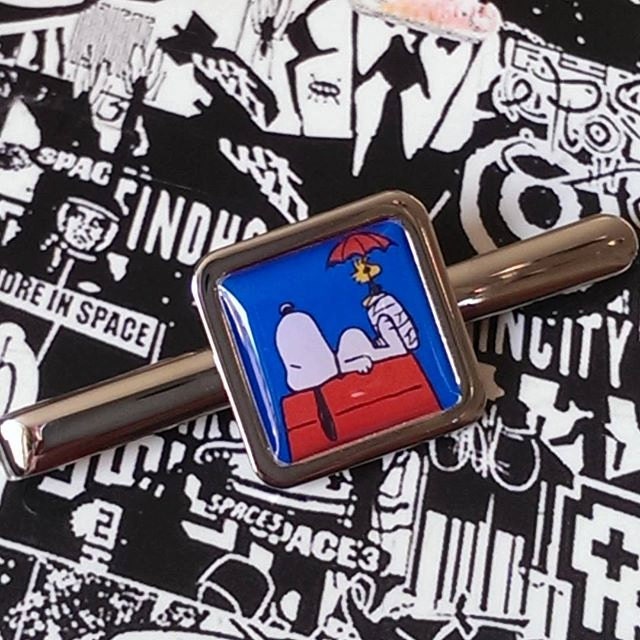 Image of Snoopy & Woodstock Tie Clip