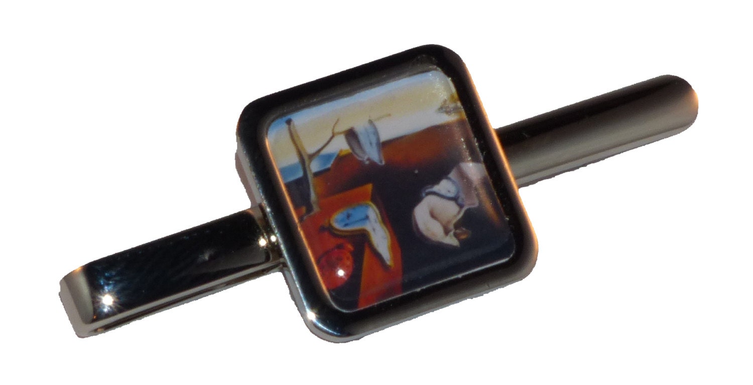 Image of Salvador Dali "The Persistence Of Memory' Tie Clip