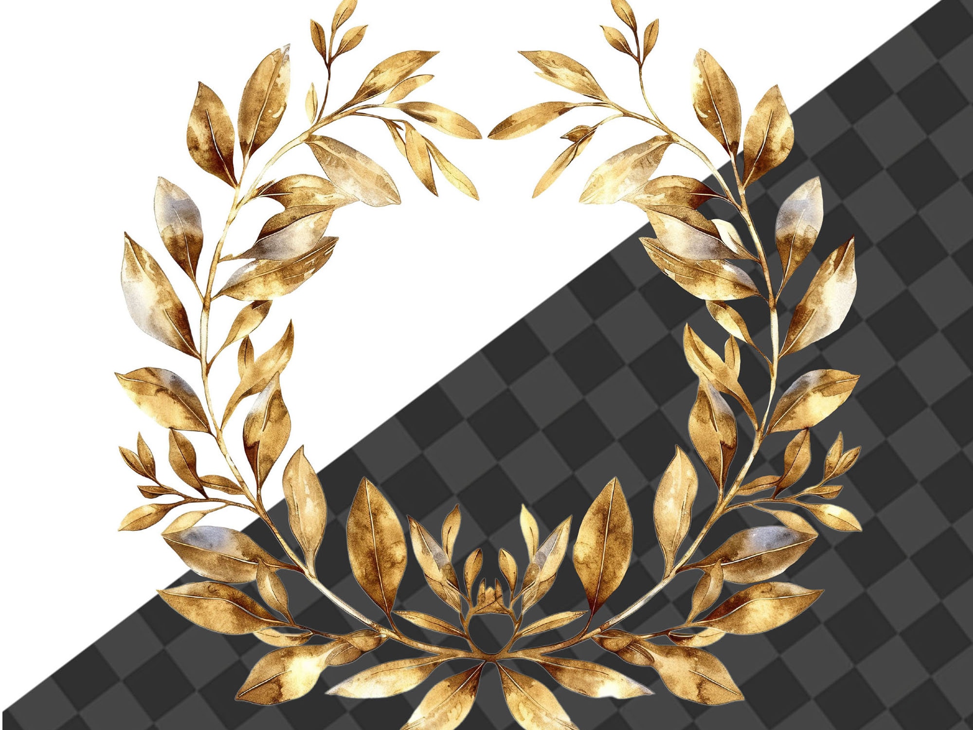 Laurel Wreath, Gold Leaves Png , Laurel Wreath Png, Laurel Leaves ...
