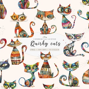 Clipart drôle de chat, png de chat original, clipart chat original, clipart chats lunatiques, clipart chat mignon, animal lunatique png, cliparts png chats,