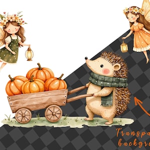 Watercolor Magical Autumn Fairy Garden Clipart Bundle ✨
Beautiful bohemian fall clipart with pumpkins, flowers, fairies, and cute animals. Perfect for birthday invitations, printable stickers, digital planners, scrapbooking, and DIY projects. High-quality PNG files with transparent background. Instant digital download for your creative ideas