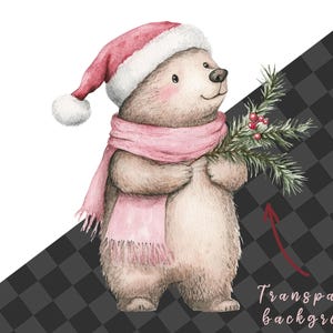 Pink trendy Christmas clipart bundle featuring Santa, boho blush woodland animals, and winter wreaths. Perfect for digital planners, printable stickers, invitations, and more. High-quality PNGs for instant download — ideal for holiday crafts, scrapbooking, and creative projects. Digital product only.