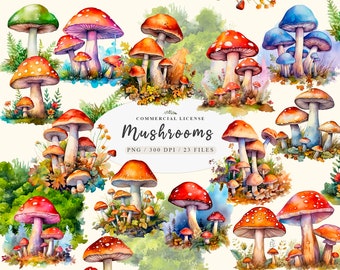 Moss art,Magic mushroom, Mushroom clipart, Mushroom png,Mushroom art print,Psychedelic mushroom,Fairy mystical mushroom, Free commercial use