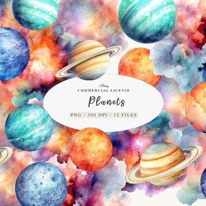 Dag van de aarde, planeet aarde cipart, moeder aarde, maan clipart, clipart van het zonnestelsel, Galaxy clipart, planeten png, ruimte-illustraties, gratis commercieel gebruik