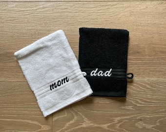 Personalized Washcloth, Embroidered, Face towel, Facecloth, Washcloth