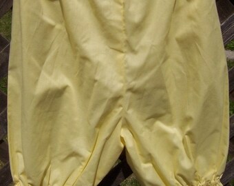 Yellow Ruffled Bloomers - Youth Size