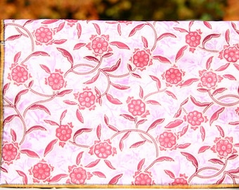 Pink Flower Sewing Clutch