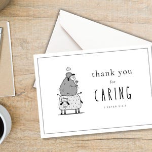 JW Thank You Card. 1 Peter 5:2,3 Thank You for Caring. Perfect Elders, Ministerial Servants, Circuit Overseers. Digital. Printable
